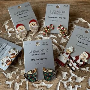 Sugarfix by Baublebar Christmas earrings